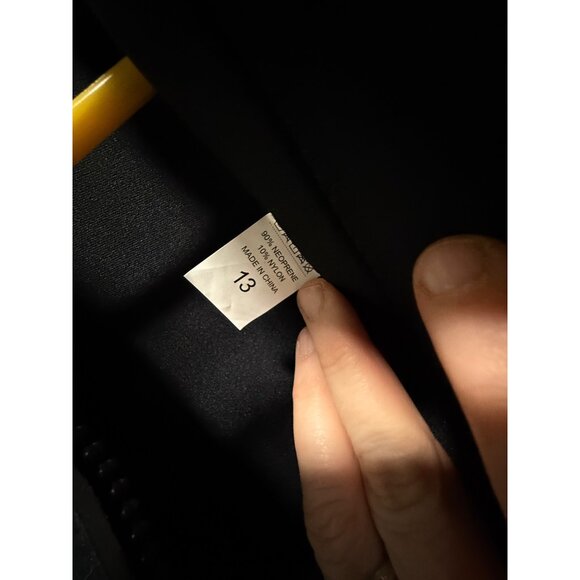 Youth 13 Hevto Guardian Full Wetsuit Black & Blue Neoprene Long Sleeve Zip-Up - Picture 5 of 10